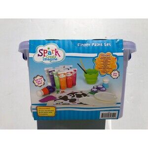 ✅ Spark Create Imagine Washable Finger Paint Set 42 Items